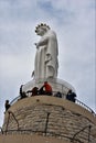 Our lady of Lebanon statue in Harissa Royalty Free Stock Photo