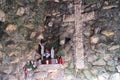 The Our Lady of Lourdes grotto Royalty Free Stock Photo