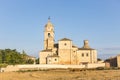 Our Lady of Manzano ancient church in Castrojeriz Royalty Free Stock Photo