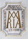 Our Lady monogram