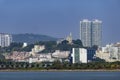 Our Lady of Penha Church and cityscape Royalty Free Stock Photo