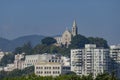 Our Lady of Penha Church and cityscape Royalty Free Stock Photo