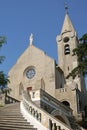 Our Lady of Penha Church on the hill in Macau Royalty Free Stock Photo