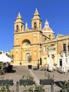 Our lady of Pompei parish church in Malta, Marsaxlokk Royalty Free Stock Photo