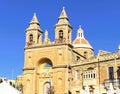 Our lady of Pompei parish church in Malta, Marsaxlokk Royalty Free Stock Photo