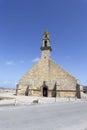 Our lady of rocamadour church in sunny day