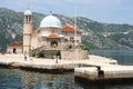 Our lady of the rock island on Kotor bay