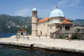 Our lady of the rock island on Kotor bay