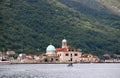 Our Lady of the Rocks monastery Perast Montenegro Royalty Free Stock Photo