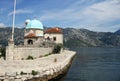 Our Lady of the Rocks Perast Bay of Kotor Royalty Free Stock Photo