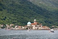 Our Lady of the Rocks Perast Kotor bay Royalty Free Stock Photo