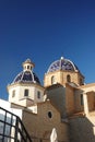 The Our Lady of Solace cathedral in Altea, Spain Royalty Free Stock Photo