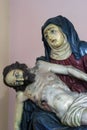 Our Lady of Sorrows, statue in the church of Wounded Jesus in Gradec, Croatia