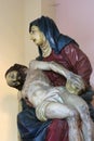 Our Lady of Sorrows, statue in the church of Wounded Jesus in Gradec, Croatia