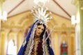 Our Lady of Sorrows statue of the image Royalty Free Stock Photo