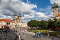 Our Lady Before Tyn Church Old Town Hall Prague Czech Republic Royalty Free Stock Photo