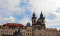 Our Lady of Tyn church in Prague Royalty Free Stock Photo