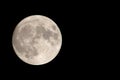 Our Moon with Negative Space Royalty Free Stock Photo