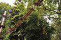 Go ape at Battersea Park in London , England