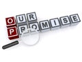 Our promise Royalty Free Stock Photo