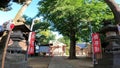 Shibamata Hachiman Shrine in Shibamata, Katsushika Ward, Tokyo, Japan