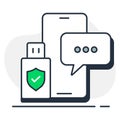 Our token icons represent both soft and hard token security, ensuring robust protection and access control for your digital assets