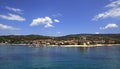 Ouranoupoli on coast of Athos in Greece