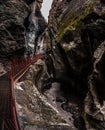 Ouray Box Canyon Waterfall foot bridge