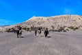 Tourists Horse riding services at Mount Bromo.