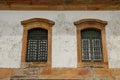 Detail of the lateral windows of the Inconfidencia Museum in Ouro Preto, Minas Gerais