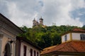 Ouro Preto, Minas Gerais, Brazil: City view of the historic mining city Outro Preto Royalty Free Stock Photo