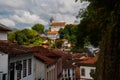 Ouro Preto, Minas Gerais, Brazil: City view of the historic mining city Outro Preto Royalty Free Stock Photo