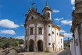 Ouro Preto, Minas Gerais, Brazil: side view of Church Nossa Senhora do Rosario dos Homens Pretos