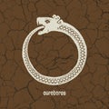 Ouroboros logotype vector design