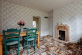 Dilapidated house dining room