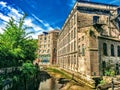 ouseburn  river tyne byker farm Royalty Free Stock Photo