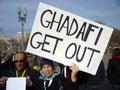 Ousting Ghadafi Royalty Free Stock Photo