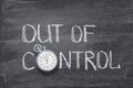 Out of control watch Royalty Free Stock Photo