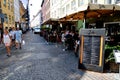 Out door food service in heart of town danish capital