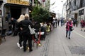 Out door food service in heart of town danish capital