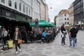 Out door service in danish capital Copenhagen Denmark Royalty Free Stock Photo