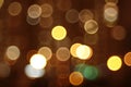 Out of focus abstract lights, night city Royalty Free Stock Photo