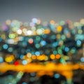 Out of focus big city Royalty Free Stock Photo