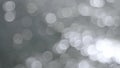 Out of Focus Silver Bokeh Circle Dots of Glistening Water Background Movie 1080p