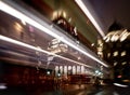 Out of focus view of Royal Exchange in London, England