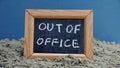 Out of office Royalty Free Stock Photo