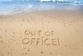 Out of office Royalty Free Stock Photo