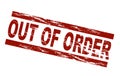 Out of order Royalty Free Stock Photo