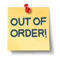 Out Of Order Royalty Free Stock Photo