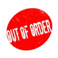 Out Of Order rubber stamp Royalty Free Stock Photo